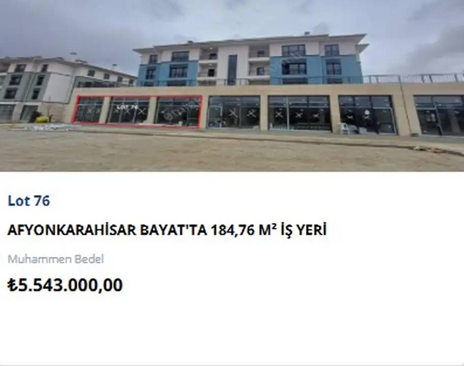 TOKİ 7 İlde 26 İş Yerini Yeniden Satışa Çıkarıyor! Açık Artırmada İkinci Tur Eylülde 7